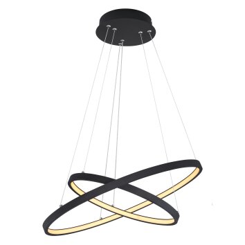 Globo RALPH Hanger LED Zwart, 1-licht