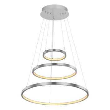 Globo RALPH Hanger LED Nikkel mat, 1-licht