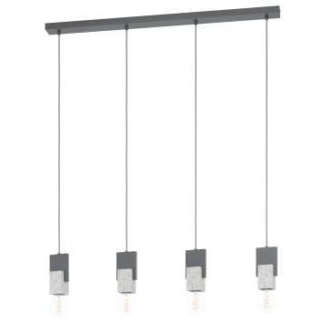 Eglo LOBATIA Hanger Zwart, 4-lichts