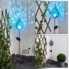 Rovinj Solarlamp LED Blauw, Zilver, 1-licht