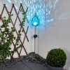Rovinj Solarlamp LED Blauw, Zilver, 1-licht