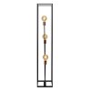 Lucide ARTHUR Staande lamp Zwart, 3-lichts