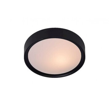 Lucide LEX Plafondlamp Zwart, 1-licht