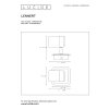 Lucide LENNERT Plafond spot LED Zwart, 1-licht