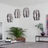 Ventimiglia Hanglamp Nikkel mat, 4-lichts