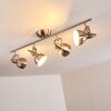 Tina Plafondlamp Nikkel mat, 4-lichts