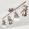 Tina Plafondlamp Nikkel mat, 4-lichts