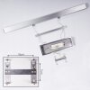 Ifo Hanglamp LED Aluminium gebürstet, 3-lichts