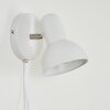 Ambousi Muurlamp Chroom, Wit, 1-licht