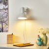 Ambousi Muurlamp Chroom, Wit, 1-licht