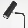 Zuoz Staande lamp Chroom, Zwart, 1-licht