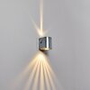Mora Buiten muurverlichting LED Nikkel mat, 2-lichts