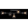 Globo CLASTRA Plafondlamp Zwart, 5-lichts