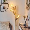 Pozos Staande lamp Hout licht, Zwart, 3-lichts