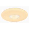 Globo SULLY Plafondlamp LED Wit, 1-licht, Afstandsbediening, Kleurwisselaar