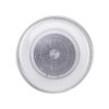 Leuchten Direkt DION plafondventilator LED Zilver, 1-licht, Afstandsbediening, Kleurwisselaar
