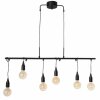 By Rydens Skyline Hanger Zwart, 6-lichts