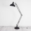 Hallsta Staande lamp Chroom, Zwart, 1-licht