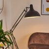 Hallsta Staande lamp Chroom, Zwart, 1-licht