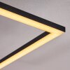 Thara Plafondlamp LED Zwart, 1-licht, Afstandsbediening
