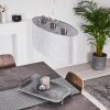 Tallaboa Hanglamp Grijs, Nikkel mat, 3-lichts