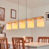 Saltaire Hanglamp Hout licht, Zilver, 5-lichts