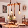 Vitlanda Hanglamp Bruin, Hout licht, Zwart, 4-lichts