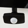 Krokane Buiten muurverlichting LED Zwart, Wit, 1-licht