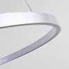 Canisteo Hanglamp LED Zilver, 2-lichts, Afstandsbediening, Kleurwisselaar
