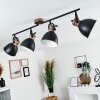 Banjul Plafondlamp Bruin, Zwart, 4-lichts