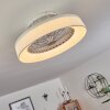 Moli plafondventilator LED Wit, 1-licht, Afstandsbediening