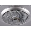 Reality Narvik Ventilator LED Chroom, 1-licht, Afstandsbediening
