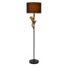 Lucide CHIMP Staande lamp Goud, Zwart, 1-licht
