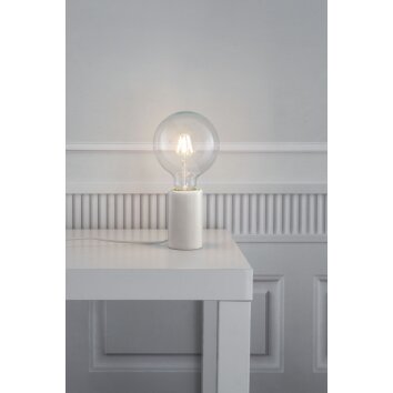 Nordlux SIV Tafellamp Grijs, Wit, 1-licht