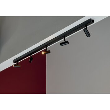 Nordlux OMARI Plafondlamp LED Zwart, 5-lichts