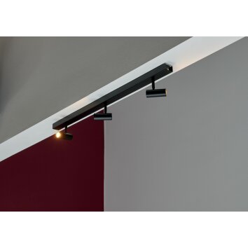 Nordlux OMARI Plafondlamp LED Zwart, 3-lichts