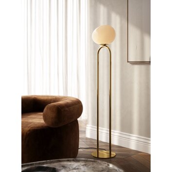 Design For The People by Nordlux SHAPES Staande lamp Messing, 1-licht