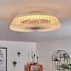 Rivarotta plafondventilator LED Wit, 1-licht, Afstandsbediening