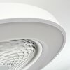 Penon plafondventilator LED Wit, 1-licht, Afstandsbediening