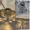 Mesan Solarlamp LED Zwart, Zilver, 1-licht