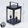 Sciolze Solarlamp Zwart, Transparant, Helder, 2-lichts