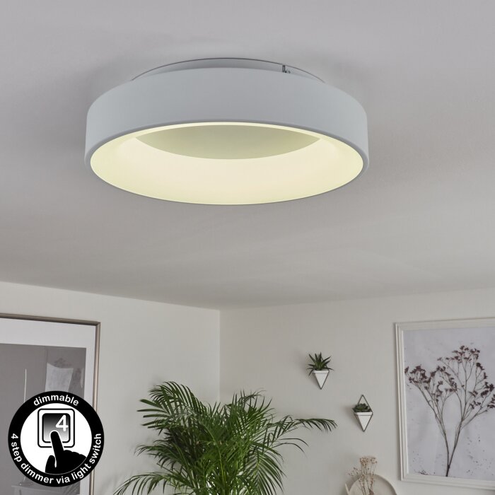 Pine Plafondlamp LED Wit, 1-licht