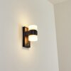 Tiarp Buiten muurverlichting LED Zwart, 2-lichts, Bewegingsmelder