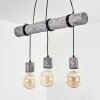 Canedo Hanglamp Grijs, Zwart, 3-lichts