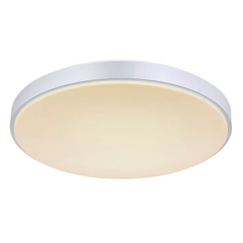 Globo SONNY Plafondlamp LED Zilver, Wit, 1-licht, Afstandsbediening