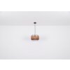 Globo GINA Hanger Hout donker, Zwart, 1-licht