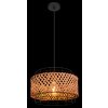 Globo GINA Hanger Hout donker, Zwart, 1-licht
