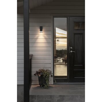 Konstsmide Antares Buiten muurverlichting Zwart, 1-licht