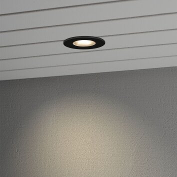 Konstsmide Inbouw plafondverlichting LED Zwart, 1-licht
