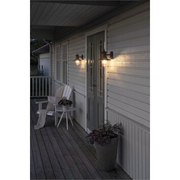 Konstsmide Napoli Buiten muurverlichting Roest, 1-licht